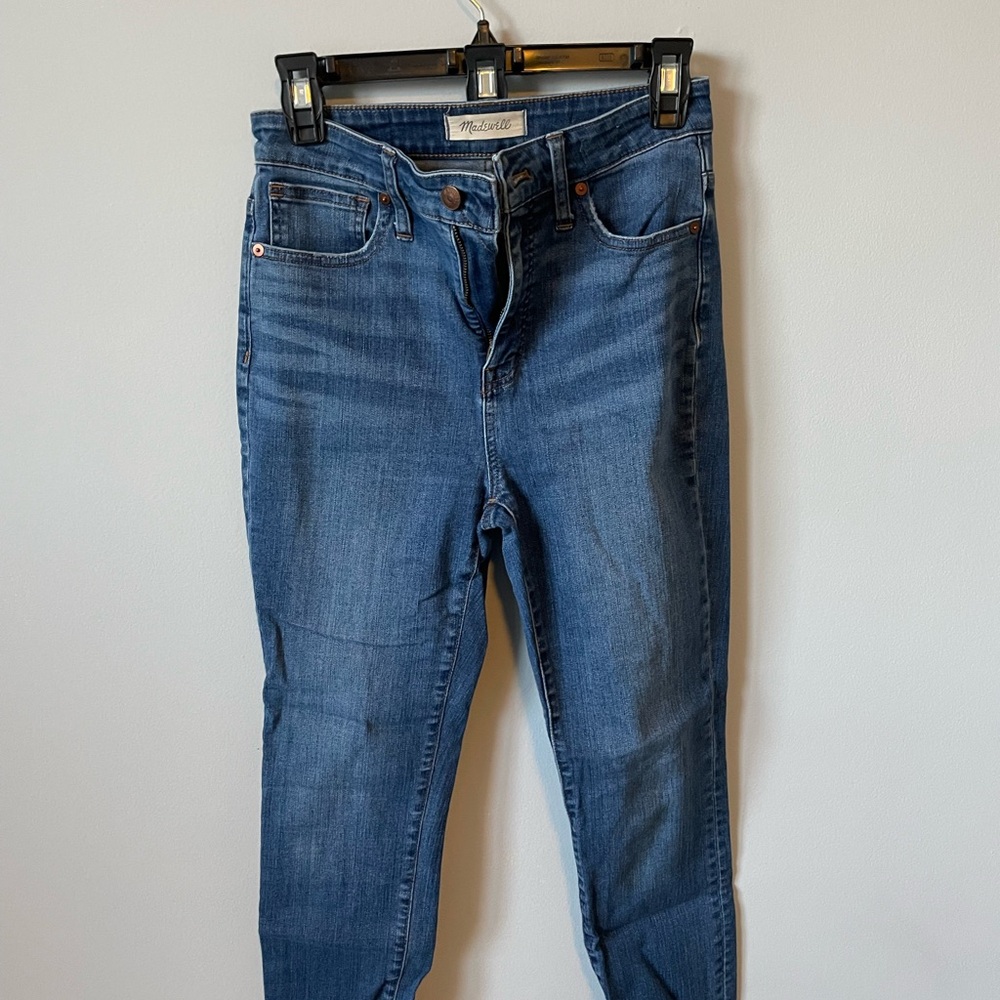 Madewell Blue Skinny Jeans Classic Denim